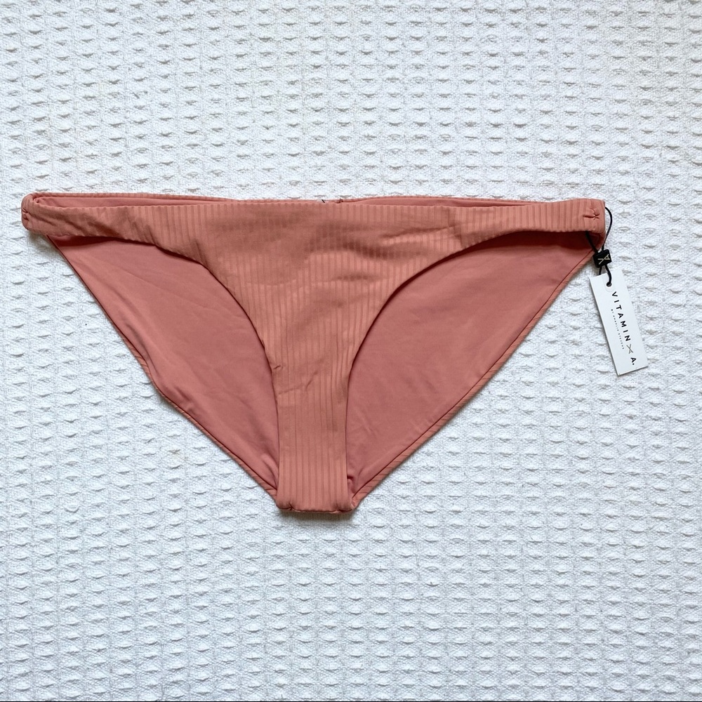 Vitamin A Luciana bottom coral rib size 14 NWT